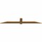 Ekena Millwork Eugene Smooth Timber Gable Bracket, Western Red Cedar, 96"W x 16"H x 1 1/2"D x 5 1/2"F, 4/12 Pitch GBW096X16X0206EUG00SWR - alternate 4